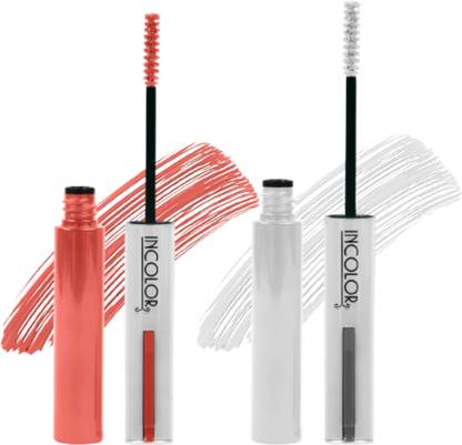 INCOLOR Light Weight Eye Makeup Color Mascara, Smudge Proof Long Lasting Natural Mascara 12 ml