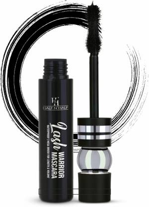 Half N Half Lash Warrior Waterproof Lightweight Easy apply Smooth Wand Clump-Free Lashes 8 ml