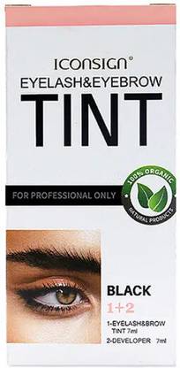 SHEPRO Eyelash & Eyebrow Tint – Black 7 ml