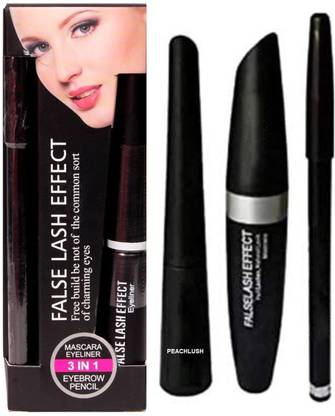peachlush 3 in 1 Mascara, Curls Lashes, Highly Pigmented Colour 20 ml
