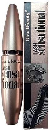 Kiss Beauty waterproof Mascara for Thicker Lashes, Smudge proof Long lasting Mascara 5 ml