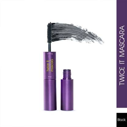 Glam21 Twice It 2X Voluminising Fiber Mascara Instant Volume|Waterproof Dramatic Lashes 10 ml