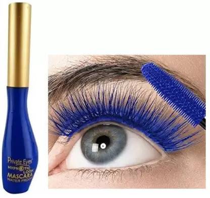 Yuency Blue Mascara Long Lasting Waterproof Formula for Instant Volume & Glossy Look 10 ml