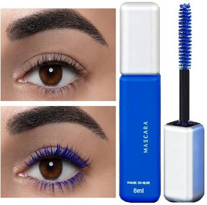 Arcanuy Volumizing and Lengthening Long Lasting blue Mascara 8 ml