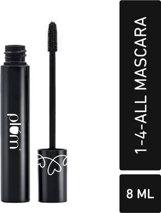 Plum Lash Drama 1-4-All Mascara | Length + Curl + Volume + Definition | 8 ml