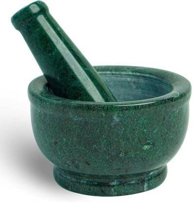 Satguru Marble Granite Imam Dasta | Ohkli Musal(Green) Marble Masher
