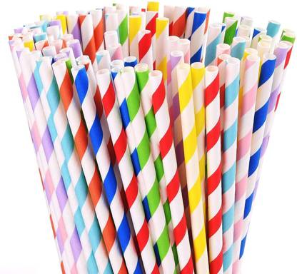 KHAANA PACKAGING Straight Drinking Straw