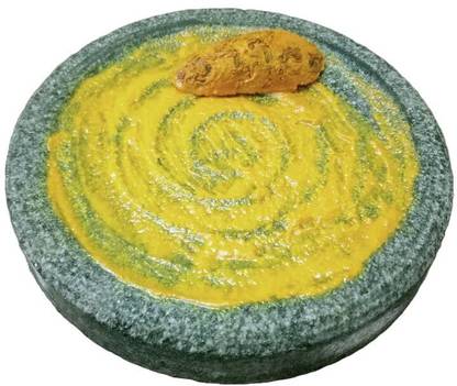THANSHI AYUIR Thanshi 4 inch manjal stone 0001