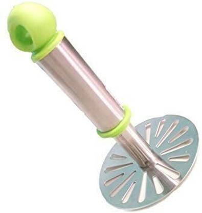ONTOMO Stainless Steel Pav Bhaji Masher | Smasher | Aloo Masher Stainless Steel Masher
