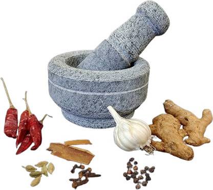 Okhli Mortar and Pestle STONE4IN 252 Stoneware Masher