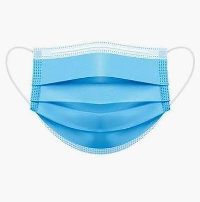 Liv Plus Surgical face mask pack of 100 BLUE SURGICAL MASK 100 Surgical Mask With Melt Blown Fabric Layer