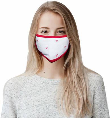 ABRO AB-RO08 Reusable Female Face Mask 2 Layer Washable Breathable Protective Stylish Cloth Mask
