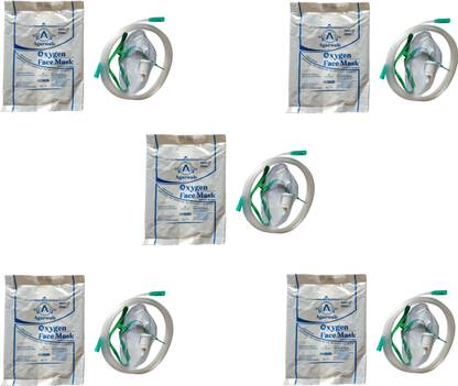 Agarwals Agarwals Oxygen Face Mask Adult(5 PCS) Oxygen Face Mask Adult(5 PCS) Non-Reusable