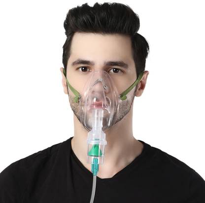 RCSP Nebulizer mask kit Nebulizer machine kit with complete kit mask fit in all neb machine child and adult mask Reusable
