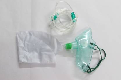 FAIRBIZPS Adjustable High Concentration Mask with Non-Rebreather Bag & Tube for Oxygen