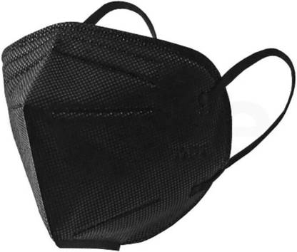 7SHIELD Face Mask BIS Certified Mask FFP2 S New Mask Men mask respirator GV601 5-Ply Black N-95 Reusable, Washable, Water Resistant