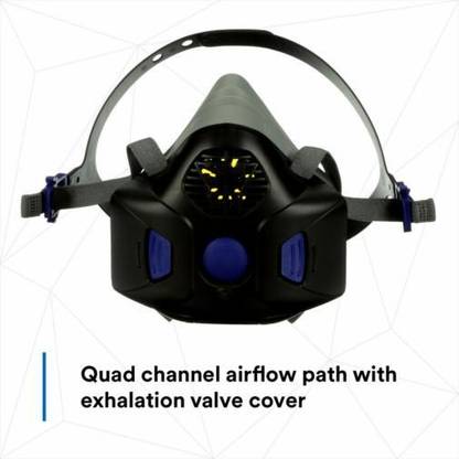 3M 3M Secure Click Half Facepiece Respirator with Speaking Diaphragm HF802SD Reusable
