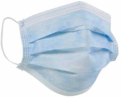 Smart Care Face Mask Tie 2 Ply Blue Colour 100 Pcs (Bulk Packing) Face Mask Tie 2 Ply Blue Colour 100 Pcs Surgical Mask With Melt Blown Fabric Layer