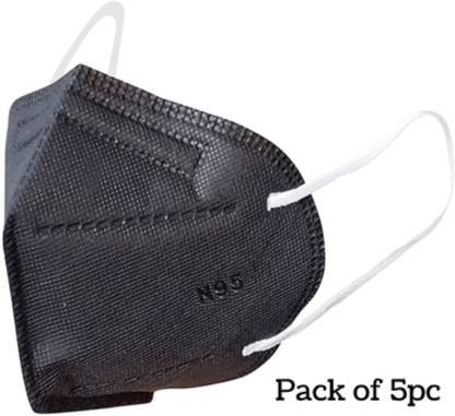 7SHIELD Black N95 Medical Mask High-Performance Healthcare and Personal Use 5-Ply Black N-95 Reusable, Washable, Water Resistant