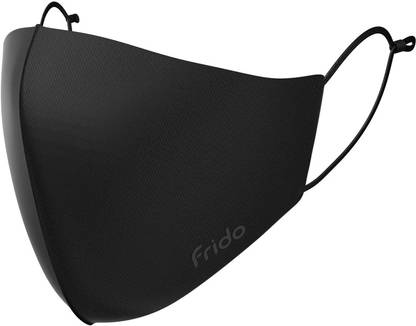 Frido ULTIMATE Copper Mask with Adjustable Ear Loops. Copper Treated Layer, Breathable, and Splash resistant, Washable Fabric – Pack of 1 Reusable, Washable Cloth Mask