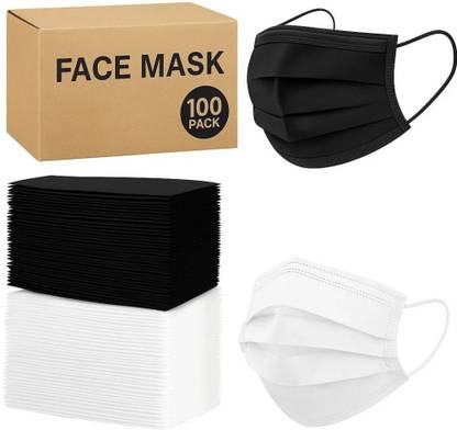 KAPGGRILA Disposable Face Masks with Nose Pin | Soft Surgical Masks for Men & Women Surgical Mask