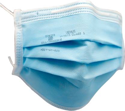 Venus V-1010 Ear-loop Surgical Mask – 3 Ply, Class 2, ISI Approved Bacterial Filtration Efficiency Greater than 98% (Out Side Maharashtra) Surgical Mask With Melt Blown Fabric Layer