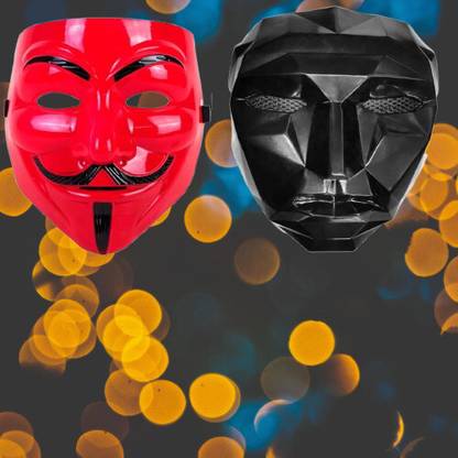 JAI SHREE RAAM 2 mint combo pack mask for men and kids Decorative Mask