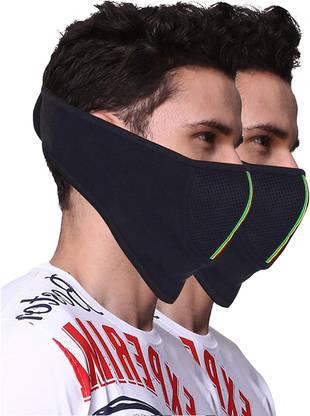 Lowercase Stripe Decorative Mask