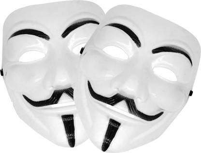 Sage Square V For Vendetta Anonymous Guy Face Mask Perfect For Cosplay, Halloween, Parties Party Mask