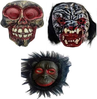 JAI GURU JI 3 unique horror special combo pack Party Mask
