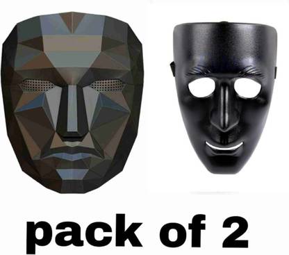 yubirth The real game black stone vs black squad game master mask pack of 2 Decorative Mask
