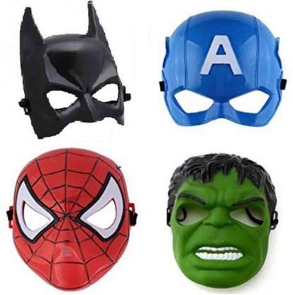 VK MART Superhero Batman avengers spiderman hulk Party mask kids Return birthday gifts Party Mask