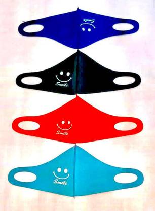 Rania Dresses Fancy Smile Face Mask Decorative Mask