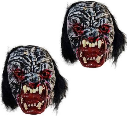 aaru singh 2 special very horror scary rubber face mask pack of 2 Party Mask