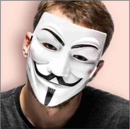 Mask Q Toys V for Vendetta Hacker Party Mask / Protest Mask Code 828 Party Mask