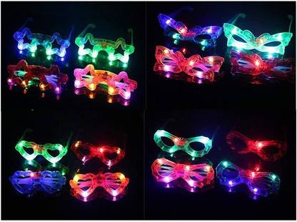 Quick Flashing Party Light Up Led Goggles Set Party Mask Party Mask