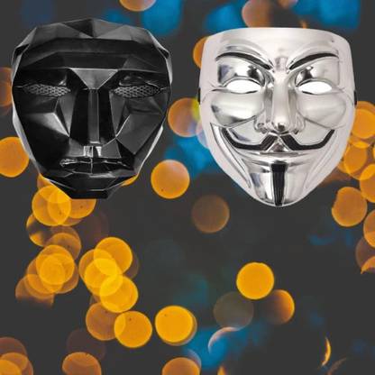 JAI GURU JI 2 horror show pack mask combo Decorative Mask