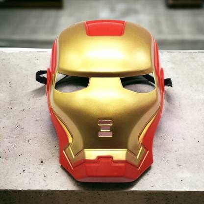SABIRAT Iron Super Hero Face Mask For Kids, No Sharp Edges, Party Mask