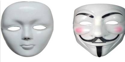 aaruv singh 2 unique special multicolor combo pack Decorative Mask