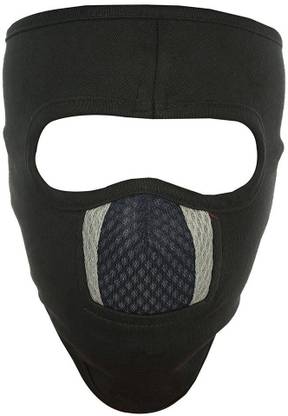 IM UNIQUE Ninja Black Grey Black Msk01 Decorative Mask