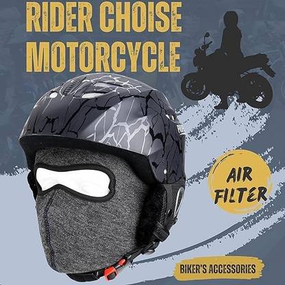 JKS Craft Grey Bike Face Mask for Men & Women Decorative Mask
