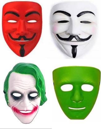 yubirth Amazing collection combo pack of 4 party decorative mask Decorative Mask