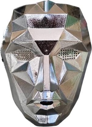 yubirth High popular charector game master silver colour squad game mask pack of 1 Decorative Mask