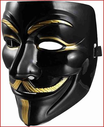 Mask Q Toys V for Vendetta Special Edition Party Mask #code339 Party Mask