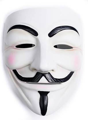 Jaash Anonymous Mask for Kids & Adults- Halloween Masks, Hacker Mask Party Mask