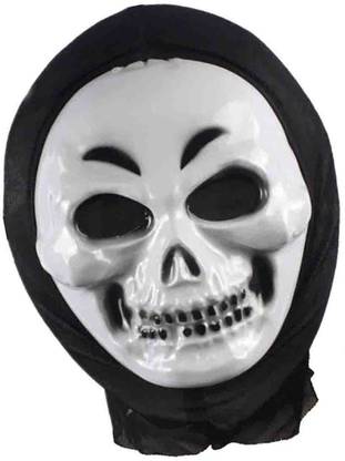 VK MART Plastic Skull Ghost party face mask for kids Party Mask