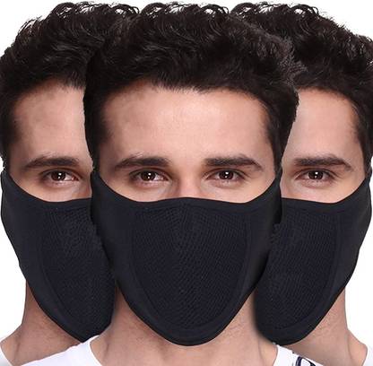 SPENCA Ninja BLACK 3pcs combo Party Mask