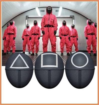 Mask Q Toys Netflix Squid Game Army Mask #Code049 Party Mask