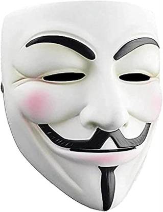 DAZYEN V for vendetta Anonymous mask (White) for Anonymous ,Hacker Mask Party Mask