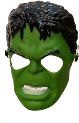 KAKU FANCY DRESSES Hulk Super Hero Face CosPlay Costume/School Annual function/Theme Party/Competition/Stage Shows/Birthday Party Dress Free Size Party Mask